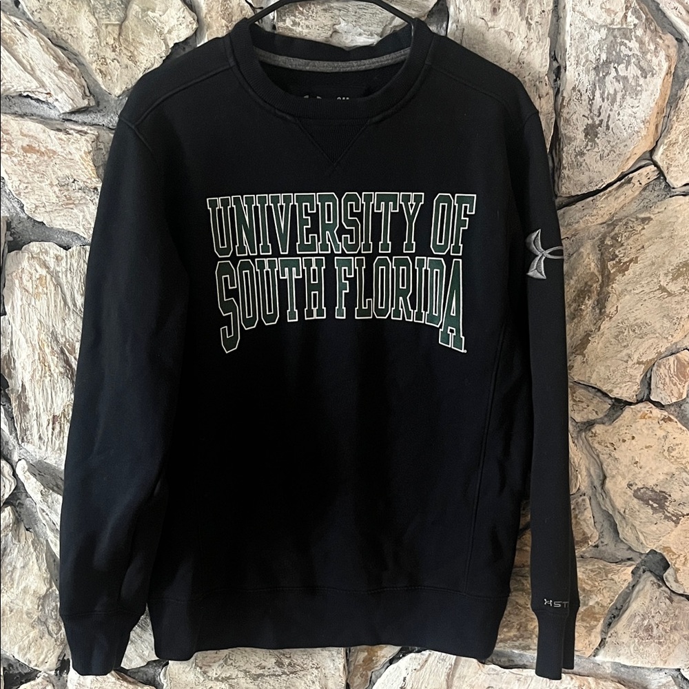 Under Armour University of South Florida Black Crewneck Sweatshirt